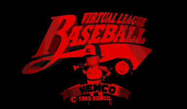 Virtual League Baseball Title Screen